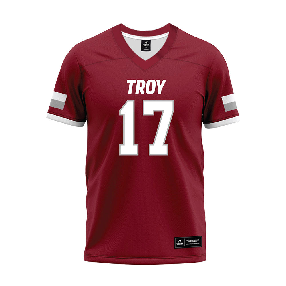 Troy - NCAA Football : Jace Petty - Premium Football Jersey-0
