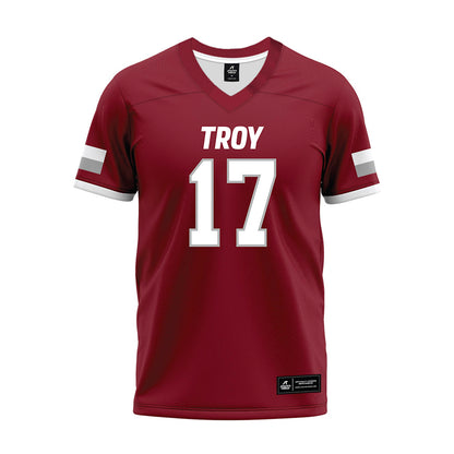 Troy - NCAA Football : Jace Petty - Premium Football Jersey-0