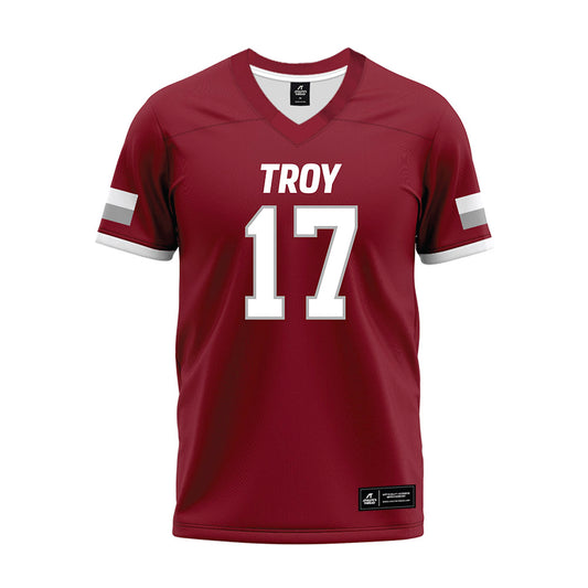 Troy - NCAA Football : Jace Petty - Premium Football Jersey-0
