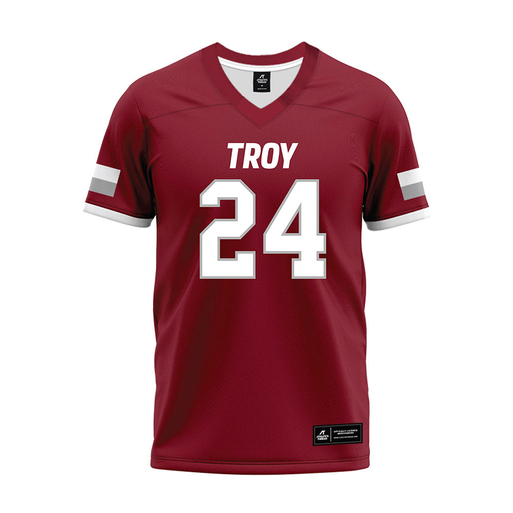 Troy - NCAA Football : Jeremiah Roux - Premium Football Jersey-0