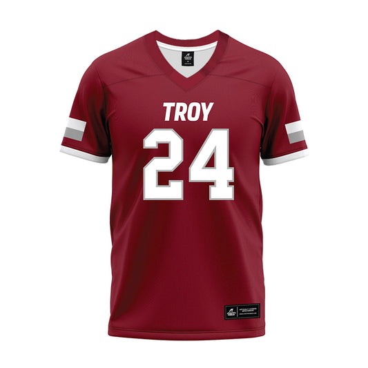 Troy - NCAA Football : Jeremiah Roux - Premium Football Jersey-0