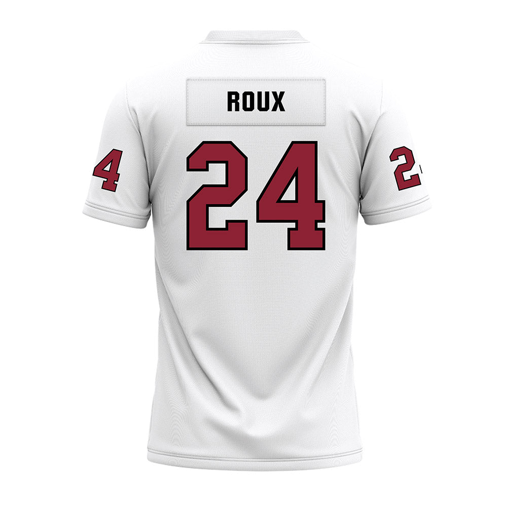 Troy - NCAA Football : Jeremiah Roux - White Premium Football Jersey-1