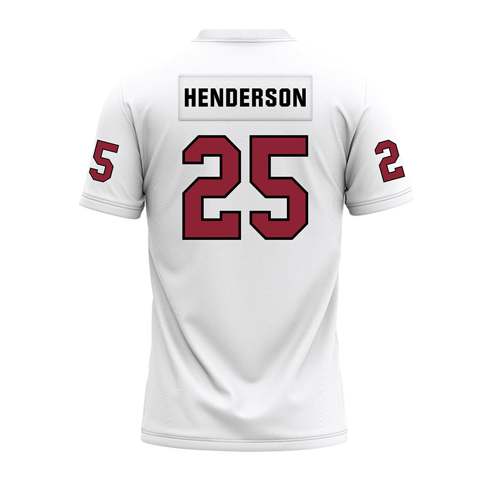Troy - NCAA Football : Kavion Henderson - White Premium Football Jersey-1