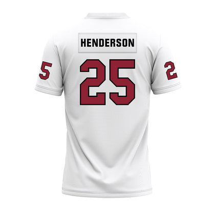 Troy - NCAA Football : Kavion Henderson - White Premium Football Jersey-1
