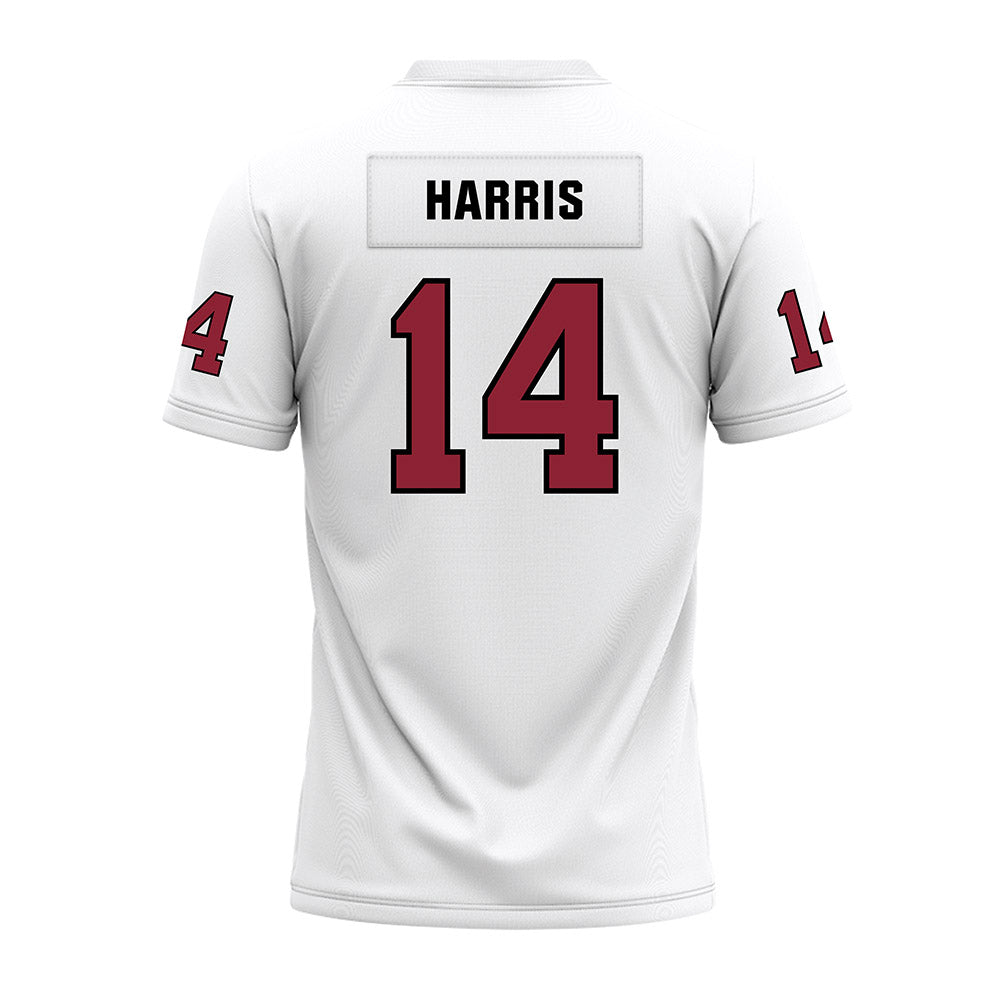 Troy - NCAA Football : Marquis Harris - White Premium Football Jersey-1
