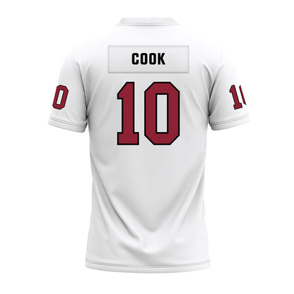 Troy - NCAA Football : Knai Cook - White Premium Football Jersey-1