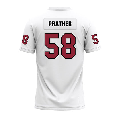 Troy - NCAA Football : Elijah Prather - White Premium Football Jersey-1