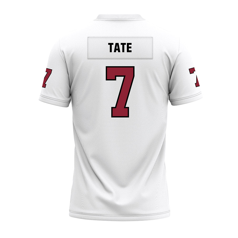 Troy - NCAA Football : Kristian Tate - White Premium Football Jersey-1