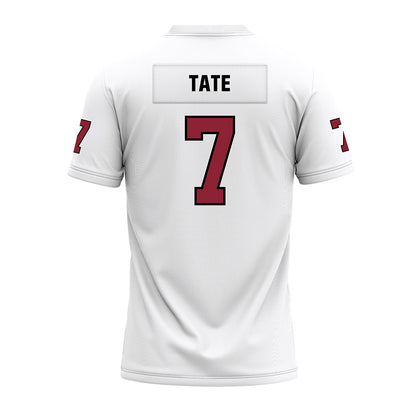 Troy - NCAA Football : Kristian Tate - White Premium Football Jersey-1