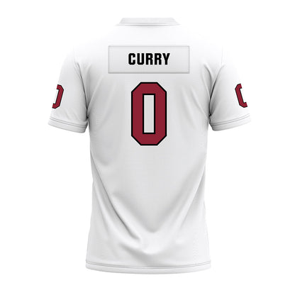 Troy - NCAA Football : Kameron Curry - White Premium Football Jersey-1