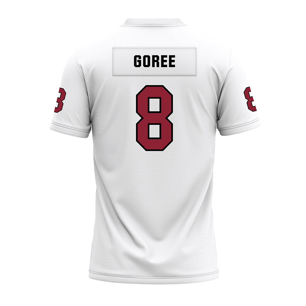 Troy - NCAA Football : Marcus Goree - White Premium Football Jersey-1