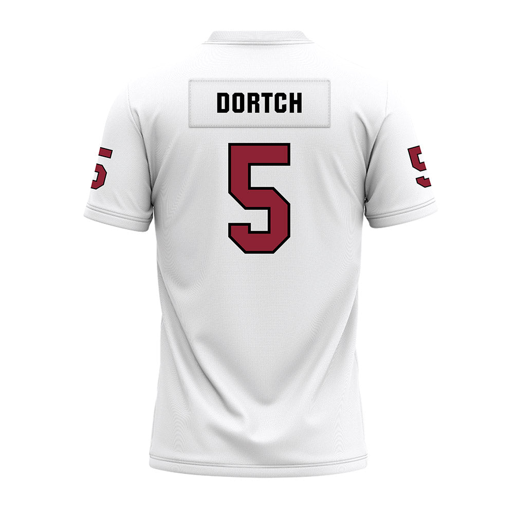 Troy - NCAA Football : Mojo Dortch - White Premium Football Jersey-1