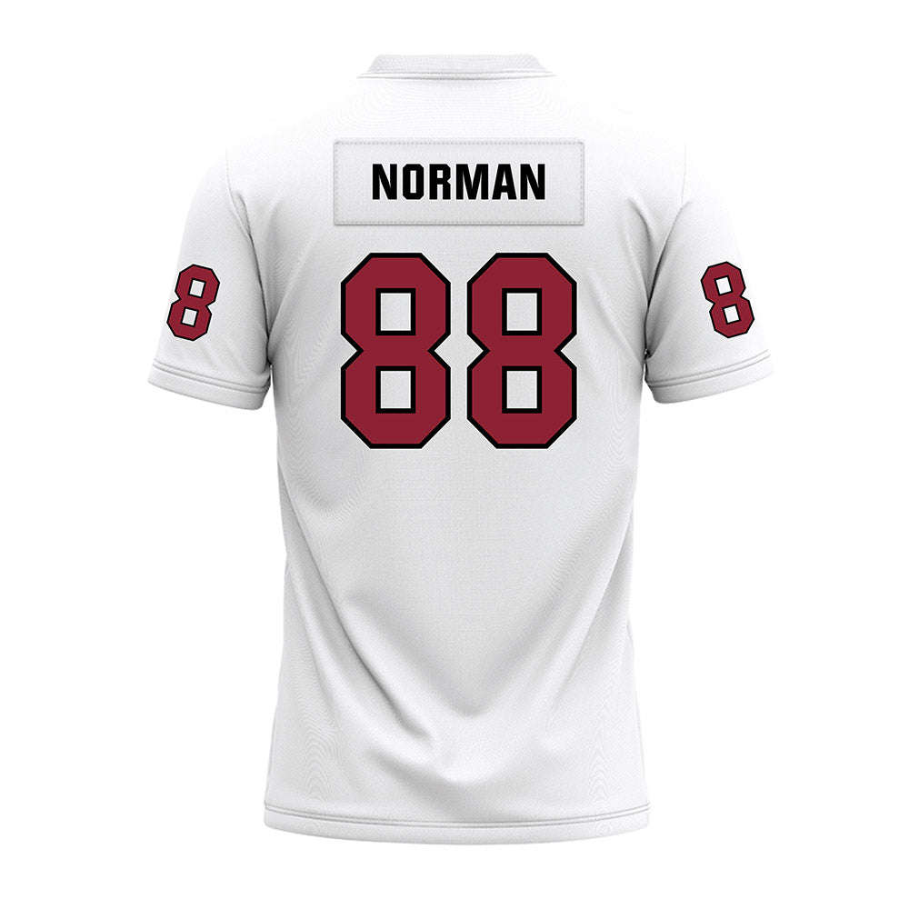 Troy - NCAA Football : William Norman - White Premium Football Jersey-1