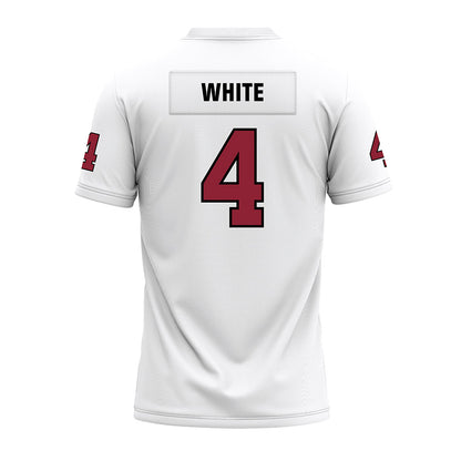 Troy - NCAA Football : Noreel White - White Premium Football Jersey-1