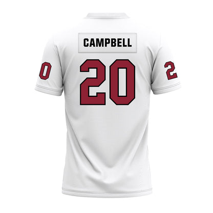 Troy - NCAA Football : Keyshawn Campbell - White Premium Football Jersey