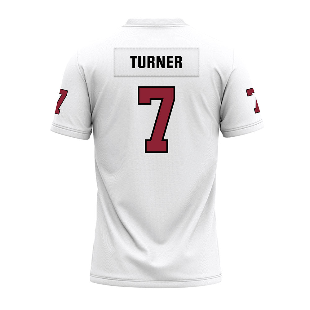 Troy - NCAA Football : Jordan Turner - White Premium Football Jersey-1