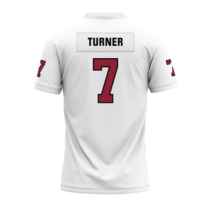 Troy - NCAA Football : Jordan Turner - White Premium Football Jersey-1