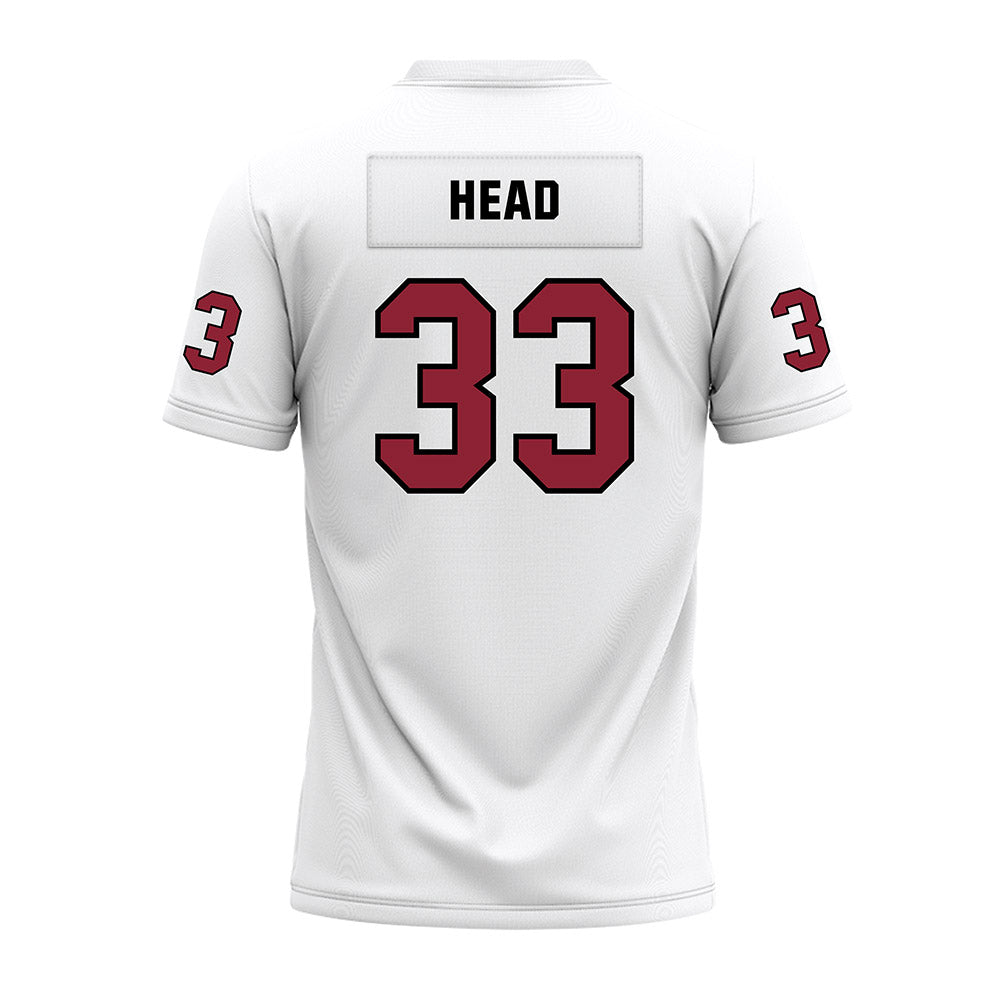 Troy - NCAA Football : Ethan Head - White Premium Football Jersey-1
