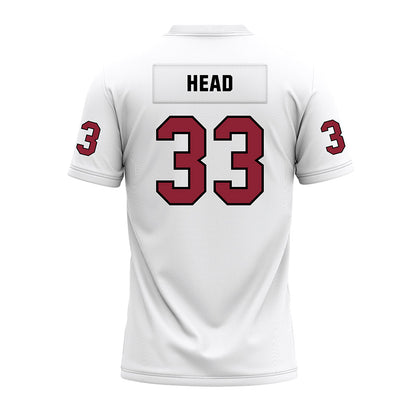 Troy - NCAA Football : Ethan Head - White Premium Football Jersey-1
