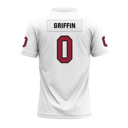 Troy - NCAA Football : Gavin Griffin - White Premium Football Jersey-1