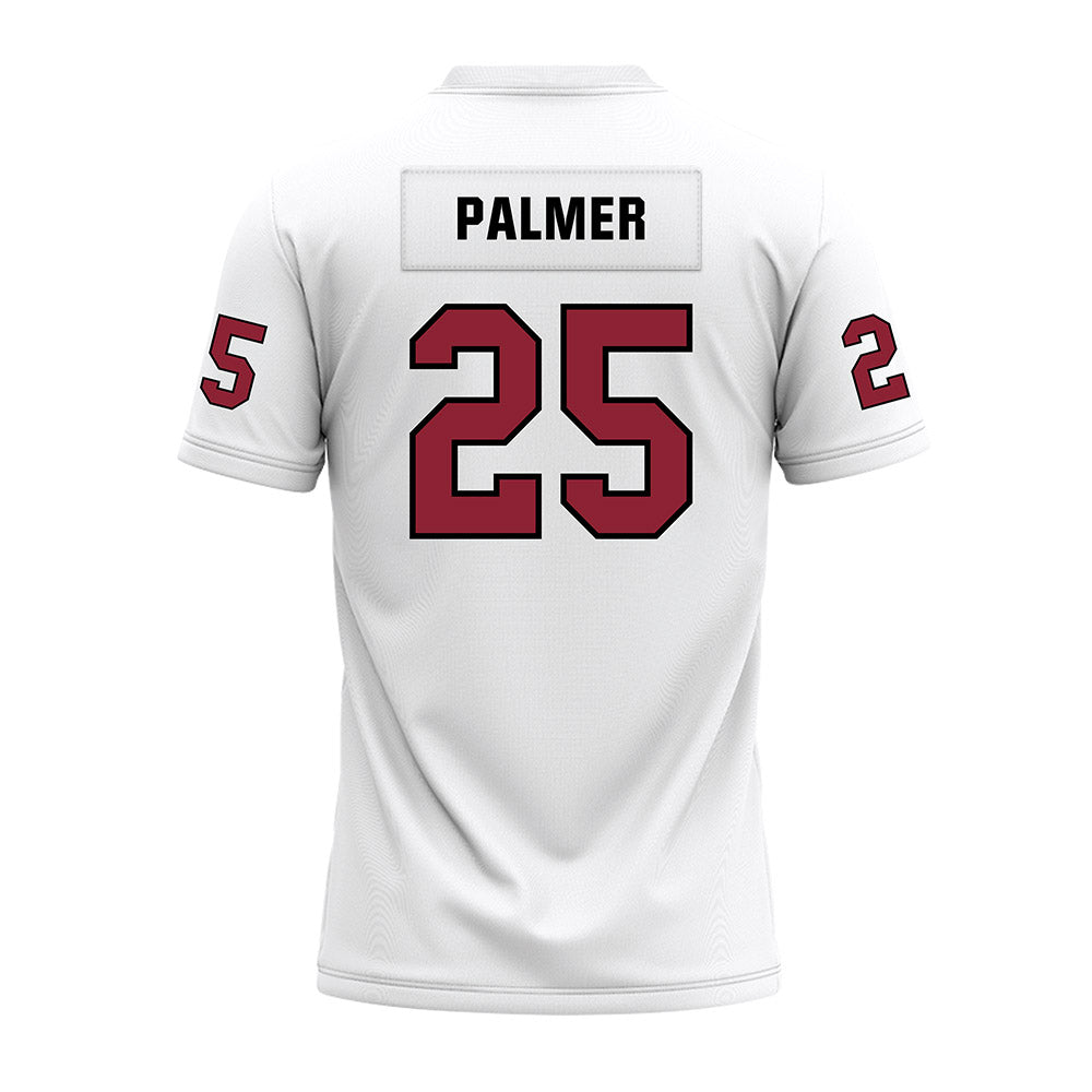 Troy - NCAA Football : Dennis Palmer - White Premium Football Jersey-1