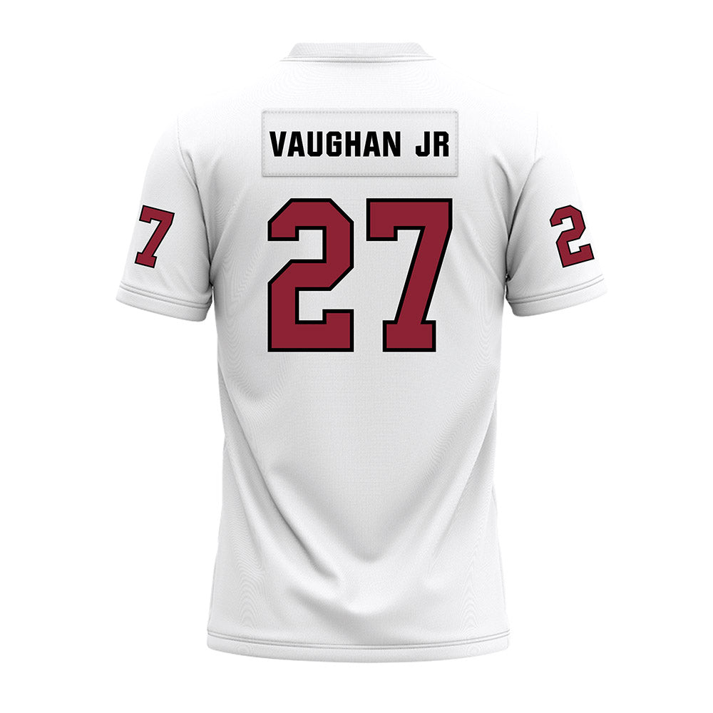 Troy - NCAA Football : OJ Vaughan Jr - White Premium Football Jersey-1