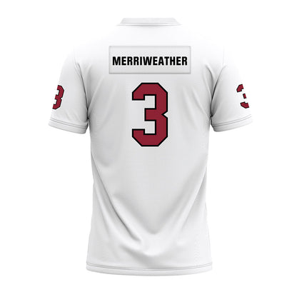 Troy - NCAA Football : Jaheim Merriweather - White Premium Football Jersey-1