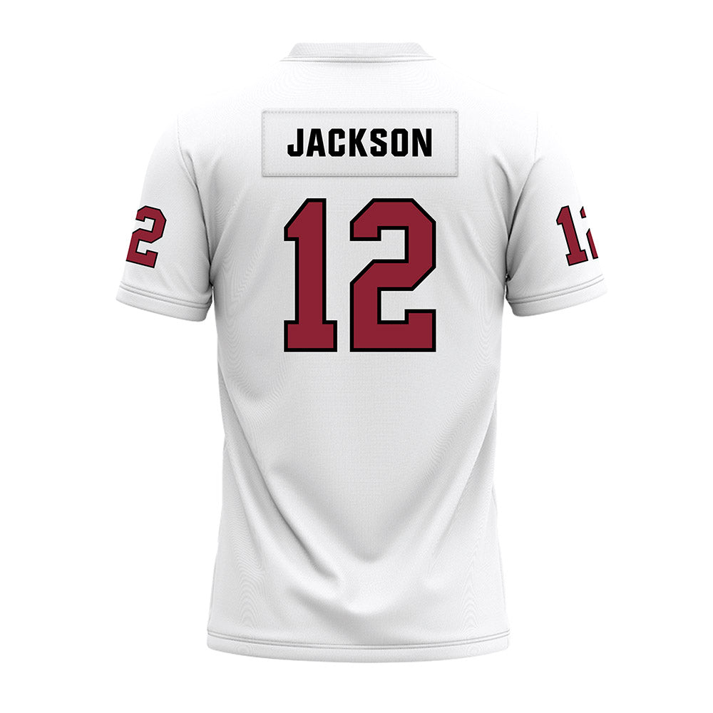 Troy - NCAA Football : Hayden Jackson - White Premium Football Jersey-1