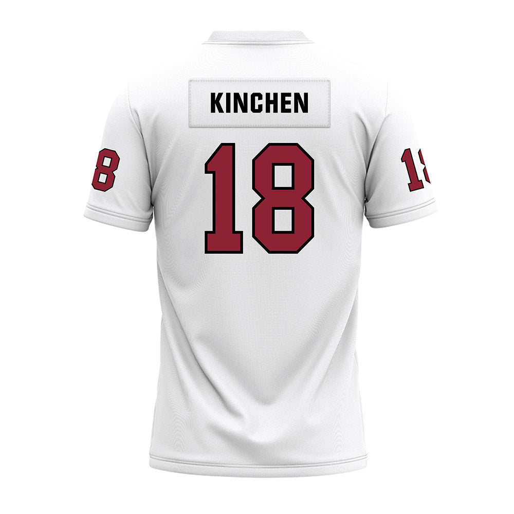 Troy - NCAA Football : Howard Kinchen - White Premium Football Jersey-1