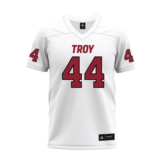Troy - NCAA Football : Luke Hodge - White Premium Football Jersey