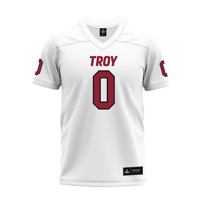 Troy - NCAA Football : Gavin Griffin - White Premium Football Jersey-0