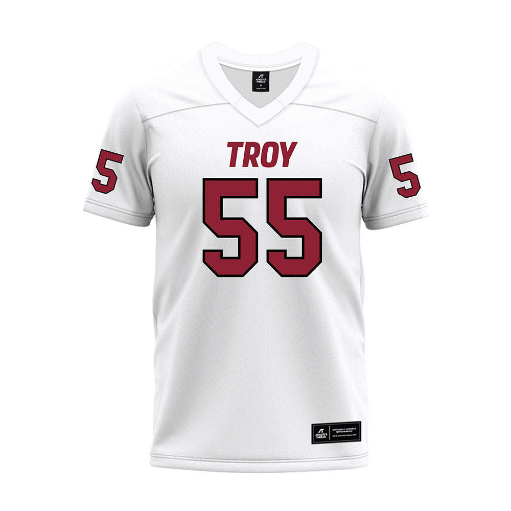 Troy - NCAA Football : Jordon Jones - White Premium Football Jersey-0