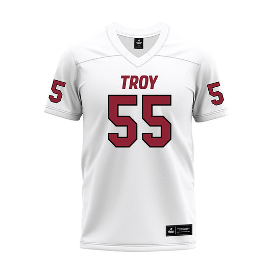Troy - NCAA Football : Jordon Jones - White Premium Football Jersey-0