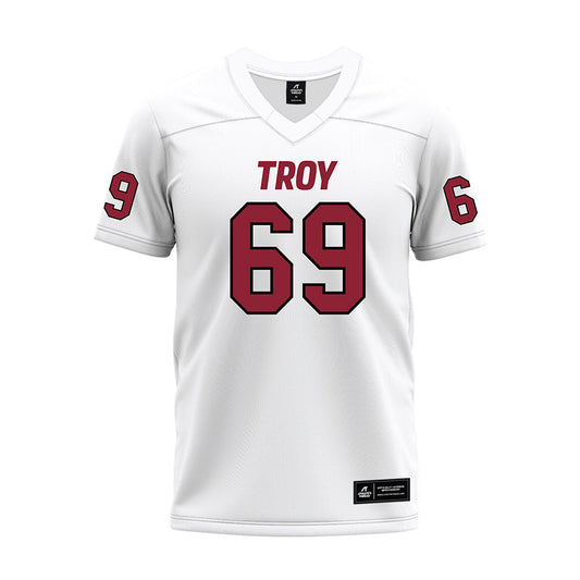 Troy - NCAA Football : Jermaine Paramore Jr. - White Premium Football Jersey-0