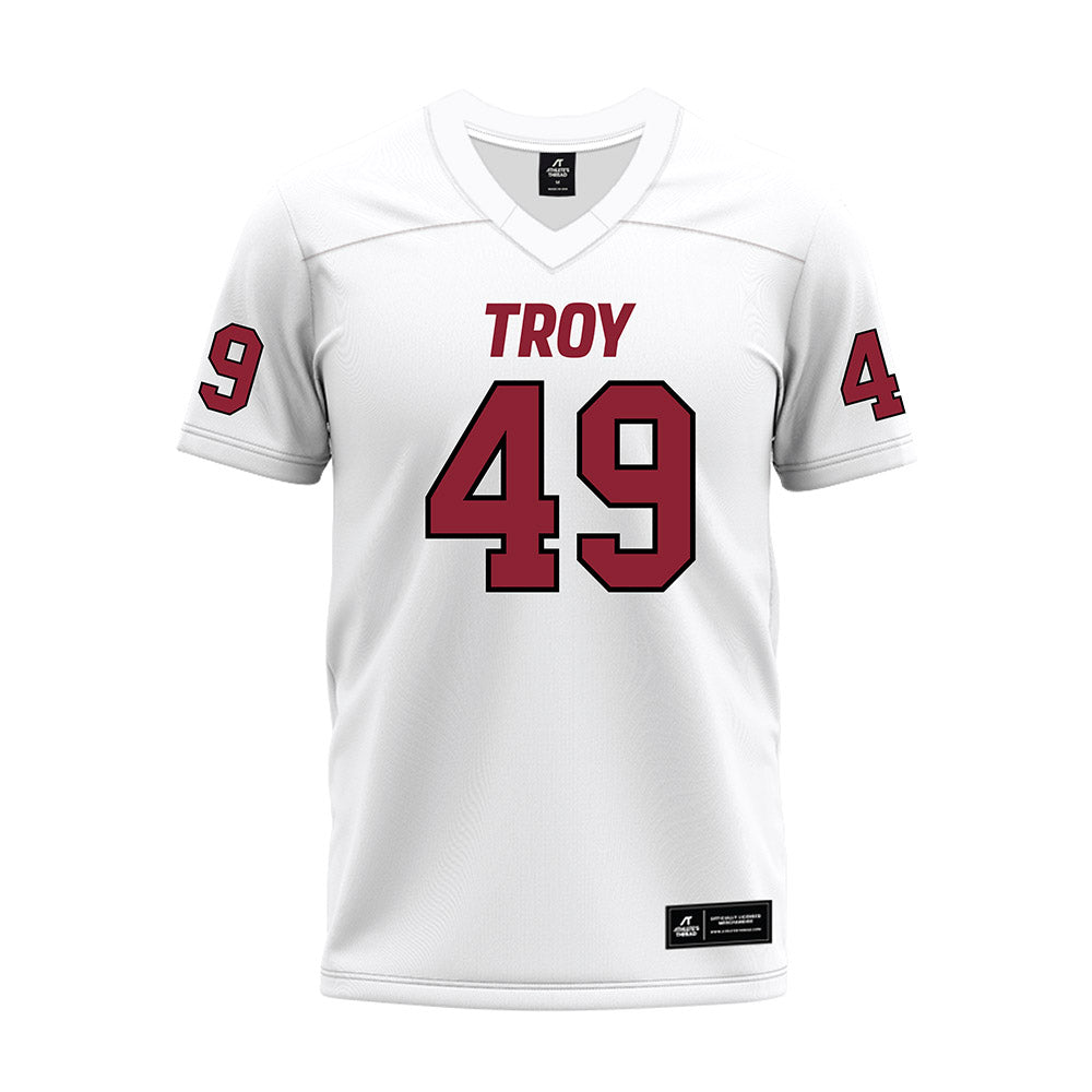 Troy - NCAA Football : Austin Lewis - White Premium Football Jersey-0