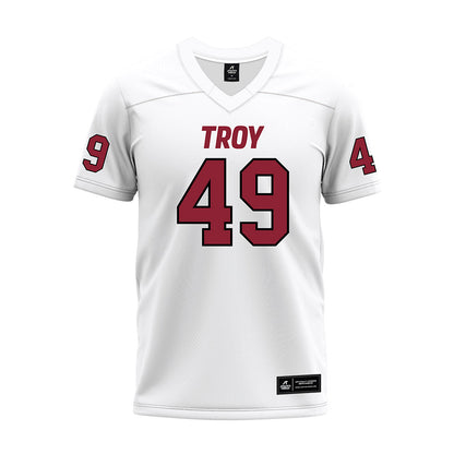 Troy - NCAA Football : Austin Lewis - White Premium Football Jersey-0
