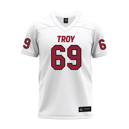 Troy - NCAA Football : Jermaine Paramore Jr. - White Premium Football Jersey-0