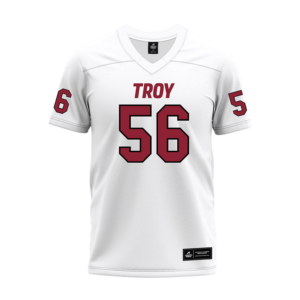 Troy - NCAA Football : Sharvon Pierre - White Premium Football Jersey-0
