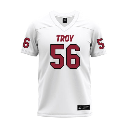 Troy - NCAA Football : Sharvon Pierre - White Premium Football Jersey-0