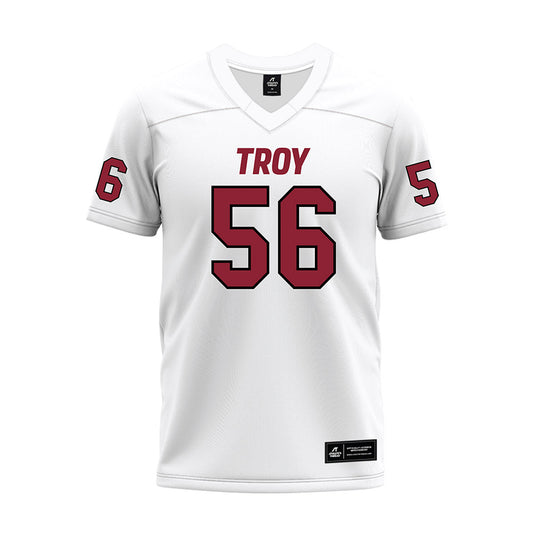 Troy - NCAA Football : Sharvon Pierre - White Premium Football Jersey-0