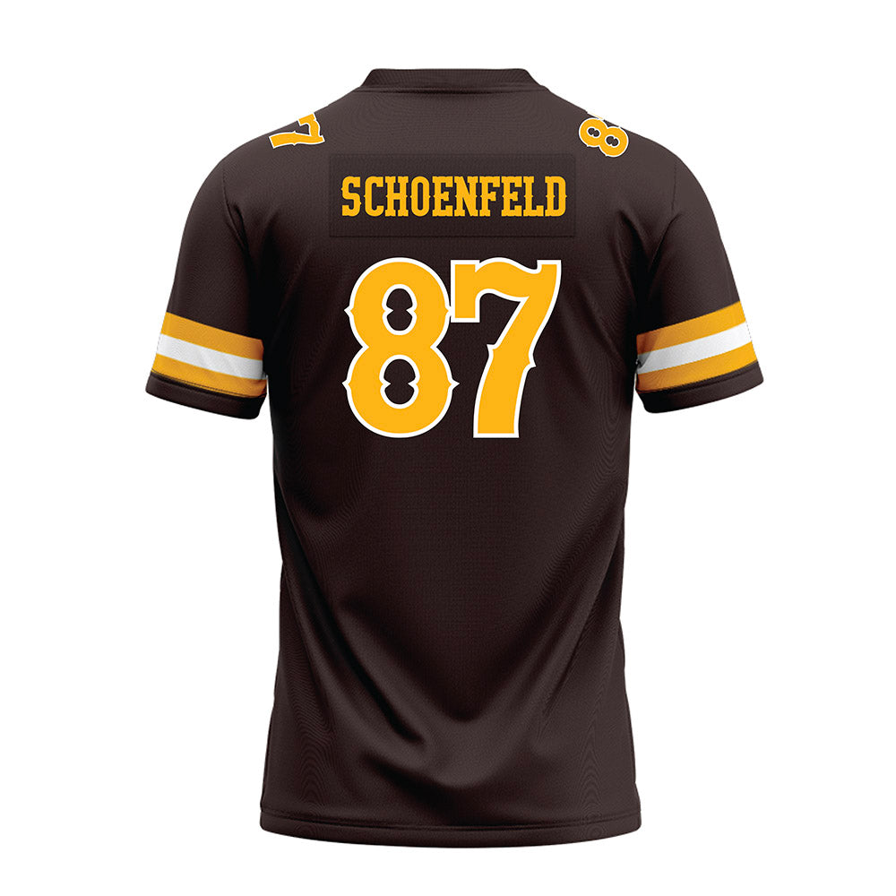 Wyoming - NCAA Football : Isaac Schoenfeld - Premium Football Jersey