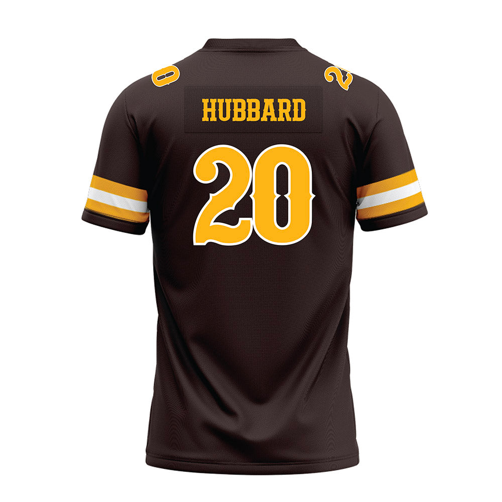 Wyoming - NCAA Football : Diore Hubbard - Brown Premium Football Jersey-1