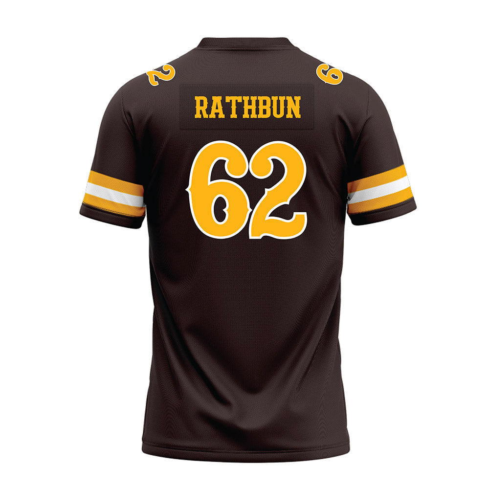 Wyoming - NCAA Football : Spencer Rathbun - Premium Football Jersey
