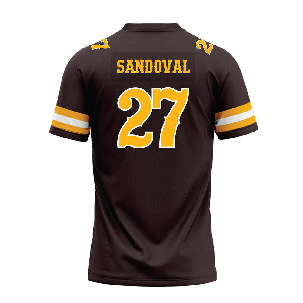 Wyoming - NCAA Football : Joaquin Sandoval - Premium Football Jersey