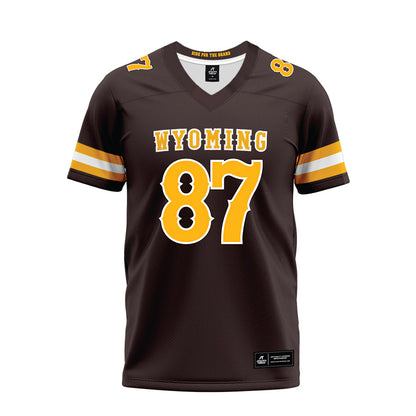 Wyoming - NCAA Football : Isaac Schoenfeld - Premium Football Jersey