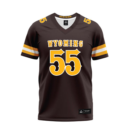 Wyoming - NCAA Football : Kevin Sjogren - Premium Football Jersey