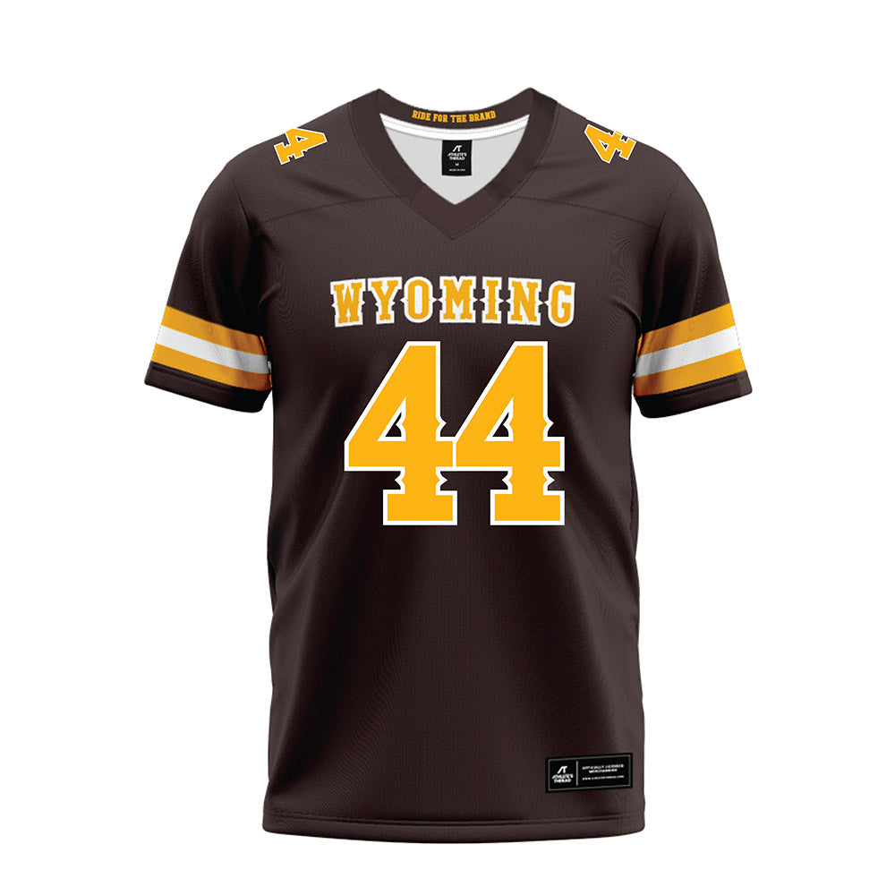 Wyoming - NCAA Football : Jaquan Redfern - Brown Premium Football Jersey-0