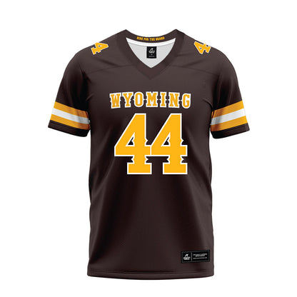 Wyoming - NCAA Football : Jaquan Redfern - Brown Premium Football Jersey-0