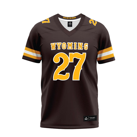 Wyoming - NCAA Football : Joaquin Sandoval - Premium Football Jersey