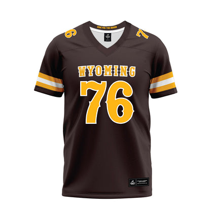 Wyoming - NCAA Football : Quinn Grovesteen Matchey - Premium Football Jersey